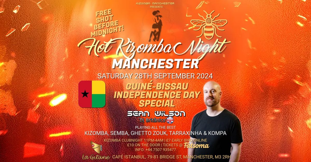 Hot Kizomba Night Celebrating Guinea-Bissau Independence Day at La G\u00edtane Manchester | Free Shots!