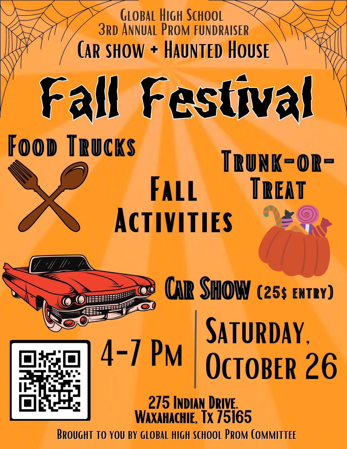 Fall Festival: Car Show, Trunk or Treat, and Haunted House