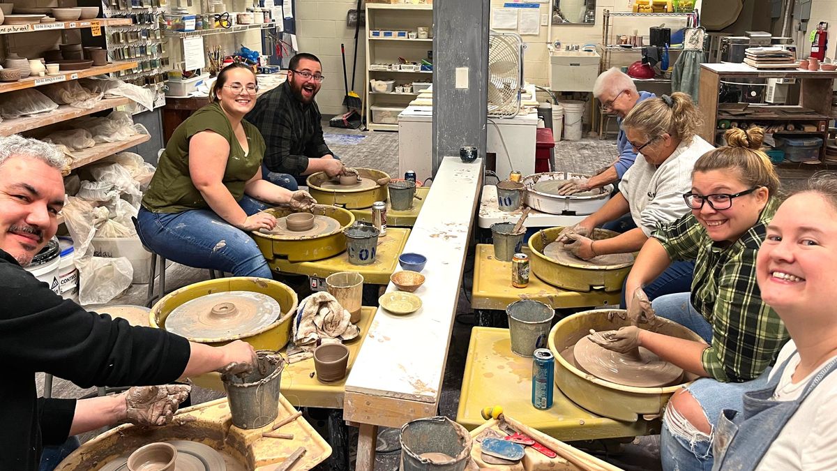 Sip 'n' Spin Pottery Workshop 