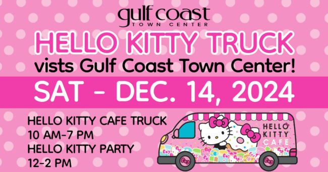 Hello Kitty Truck Visits Gulf Coast Town Center 