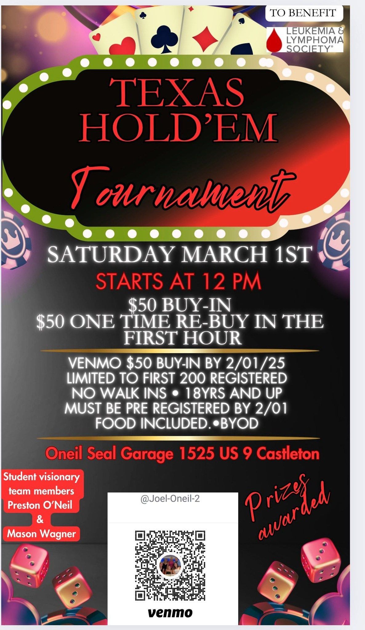 Texas Holdem Fundraiser 