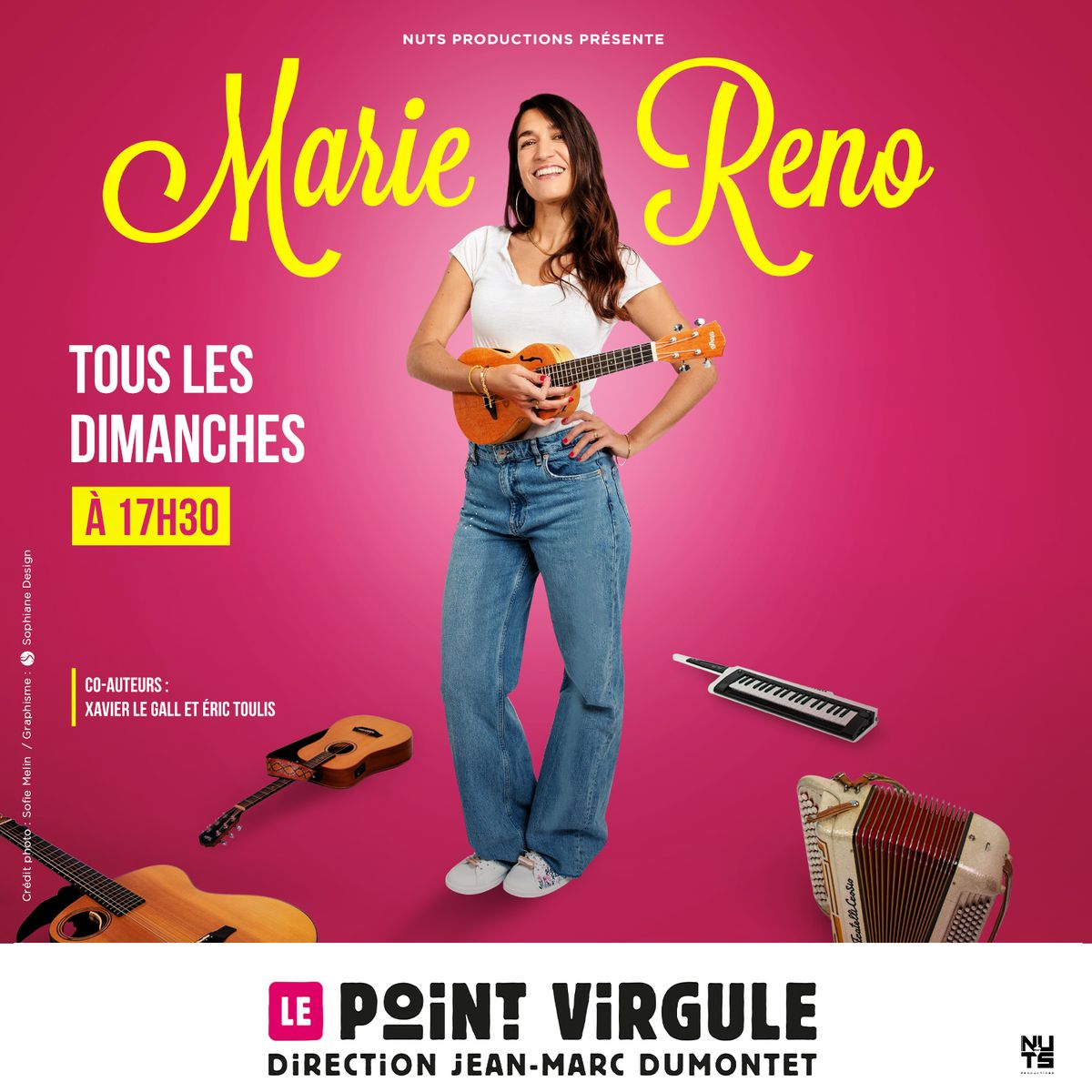 Marie Reno en spectacle au Point Virgule