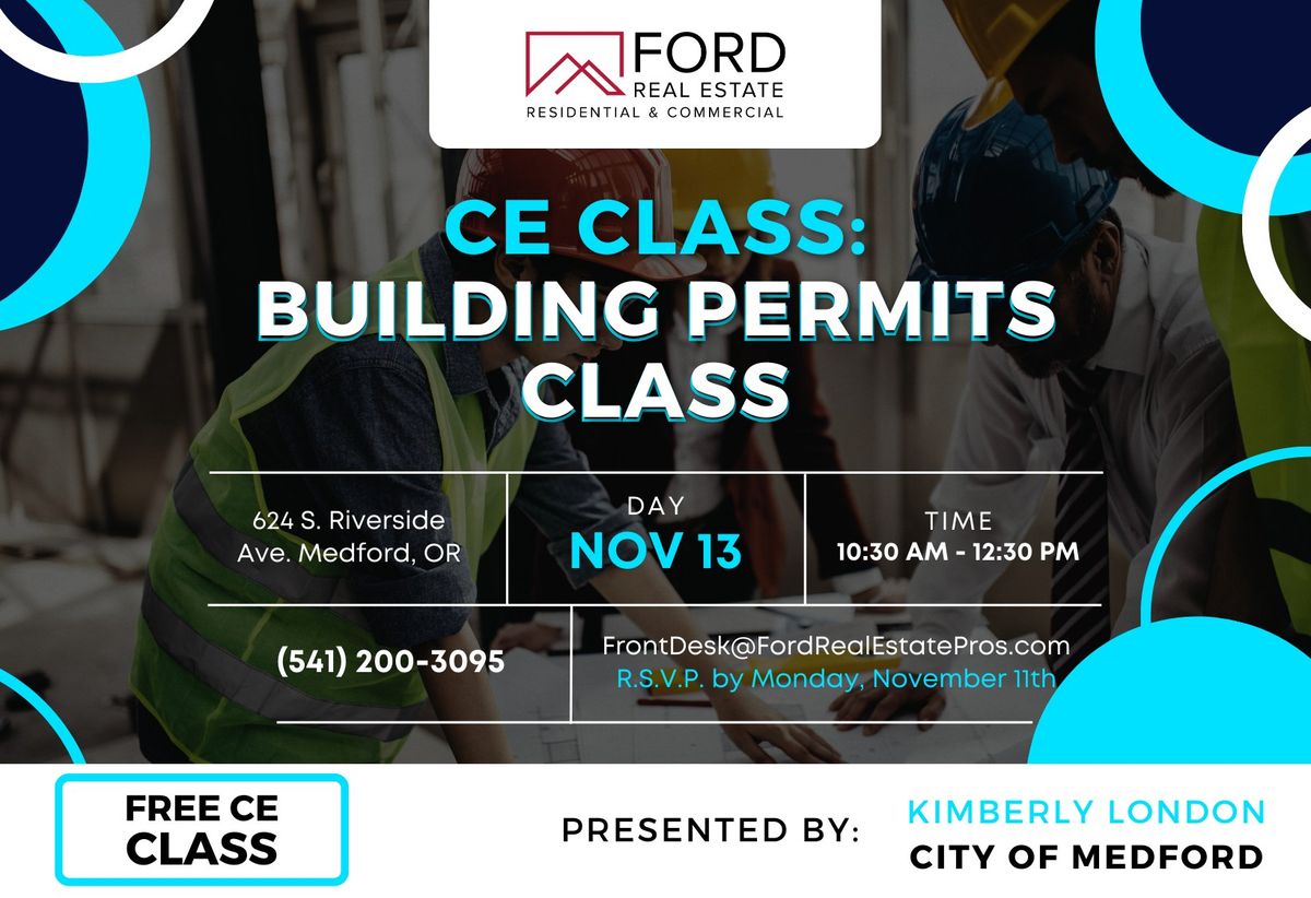 CE Class- Building Permits with the City of Medford