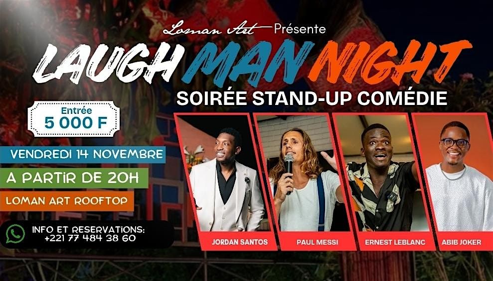 Laugh Man Night: Soir\u00e9e Stand-Up Com\u00e9die au Loman Art Rooftop