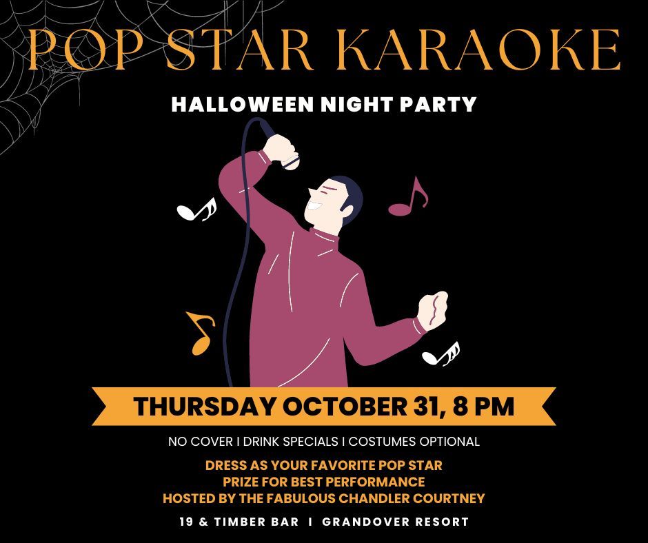 Pop Star Halloween Karaoke Party