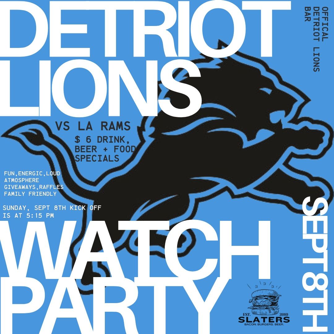 Detroit Lions Watch Party 