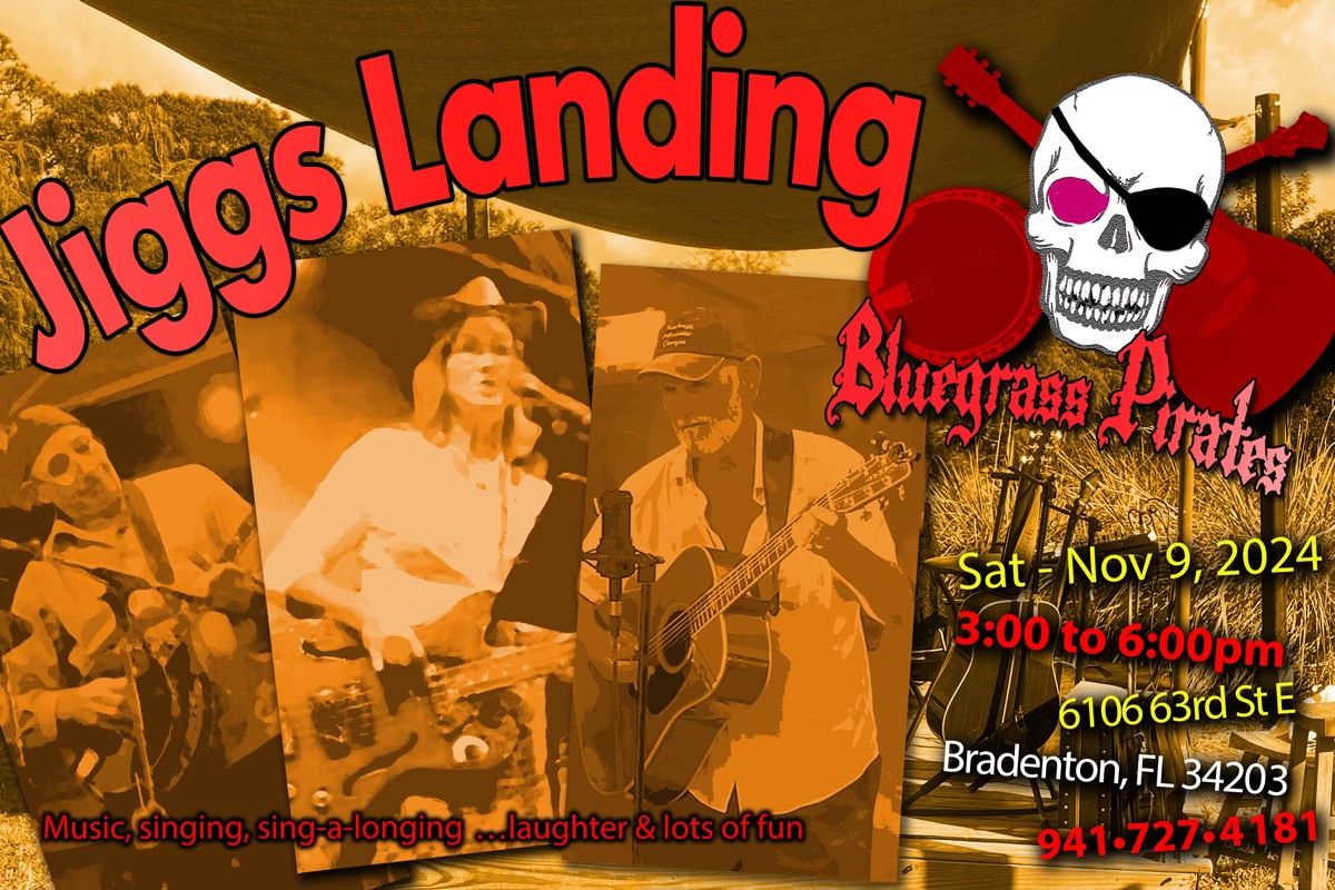 The Bluegrass Pirates Trio - BGP3 -  in Concert at Jiggs Landing