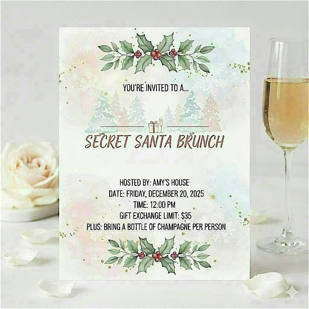 Amy's 3rd Annual Secret Santa Brunch