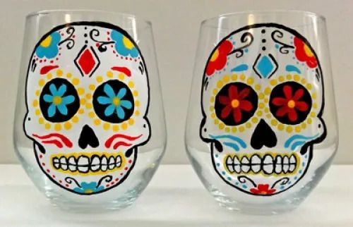 Paint Nite: Custom Calavera Sugar Skull