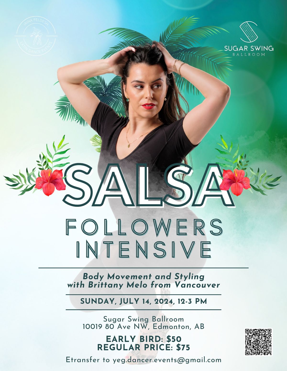 Salsa Dance Workshops with Brittany Melo from Vancouver - July 14, 2024