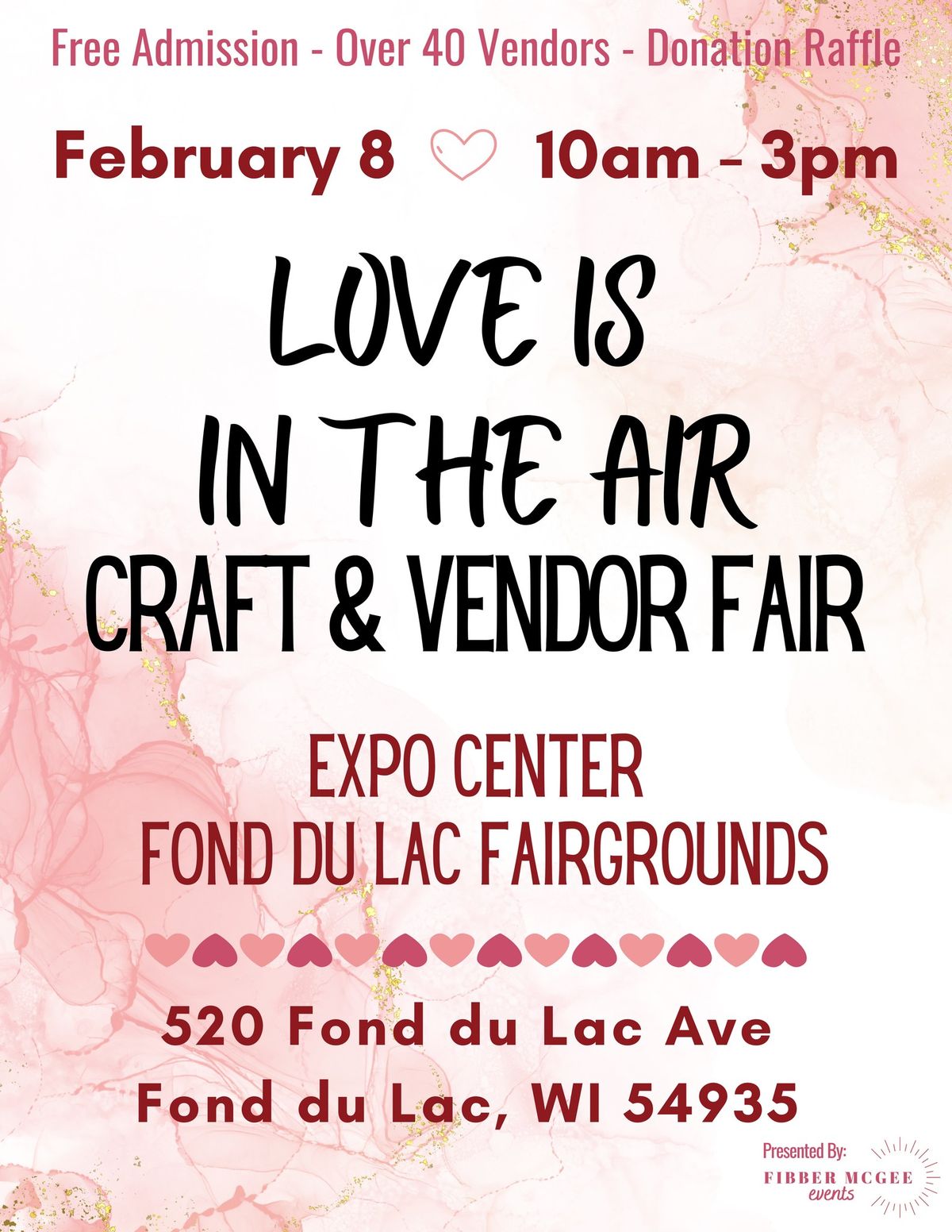 Love Is In The Air Craft and Vendor Fair