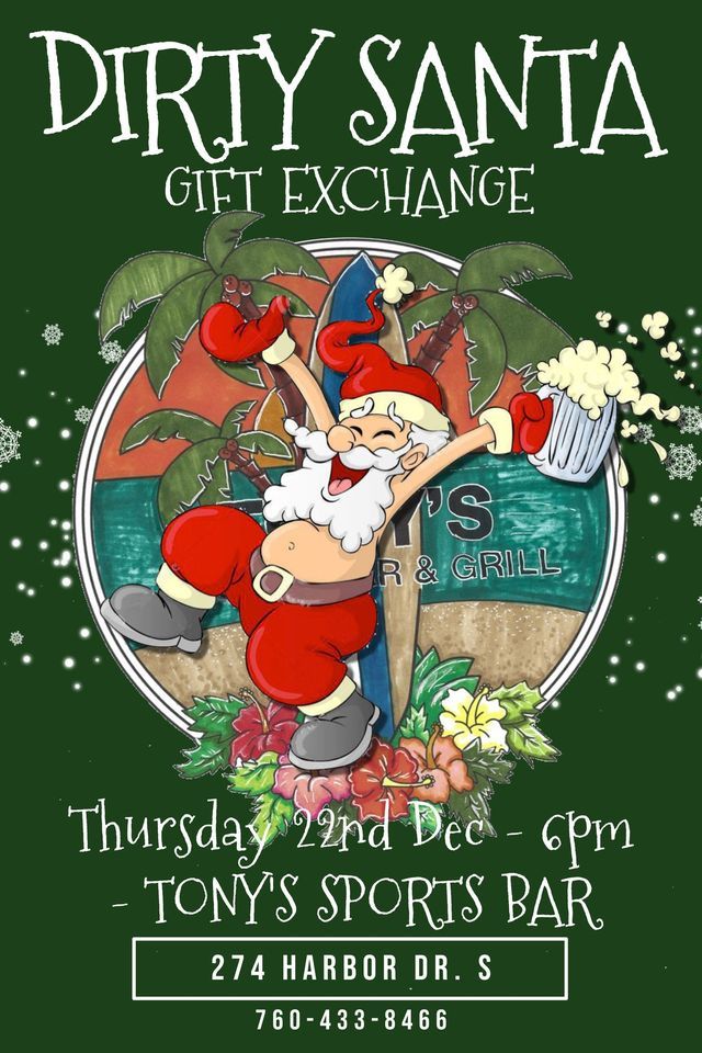 TONYS DIRTY SANTA GIFT EXCHANGE Tony s Sports Bar Oceanside 22 tonys-dirty-santa-gift-exchange-tony-s-sports-bar-oceanside-22