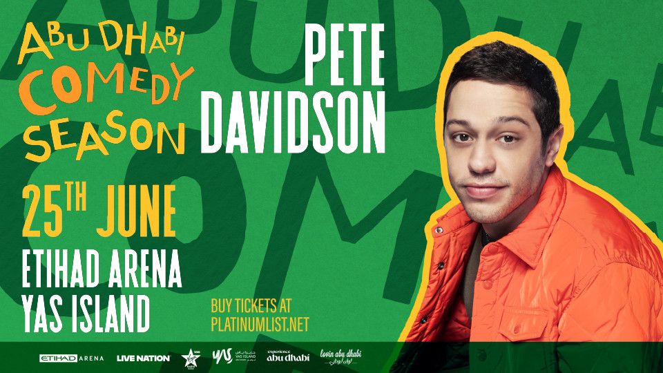 Live Nation Middle East Presents Pete Davidson at Etihad Arena in Abu Dhabi