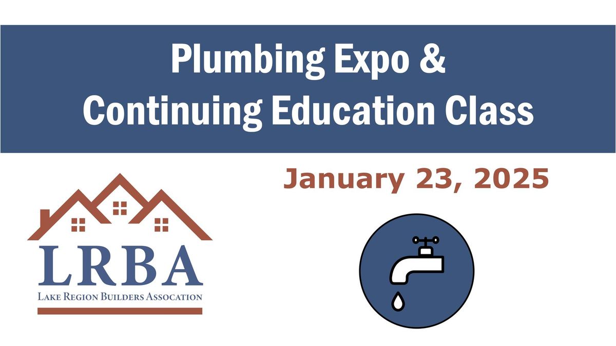 Plumbing Expo & Continuing Ed Class 2025