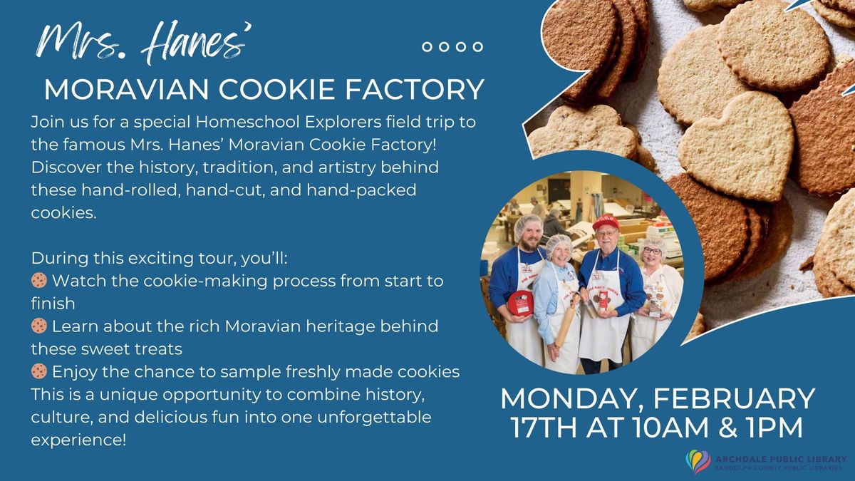 Homeschool Explorers - A Sweet Adventure at Mrs. Hanes\u2019 Moravian Cookie Factory