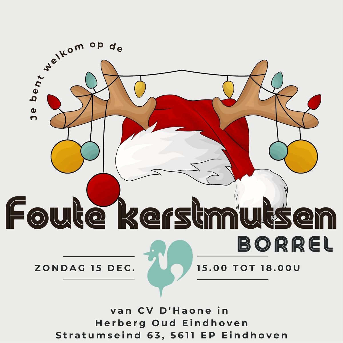 De Foute kerstmutsen borrel