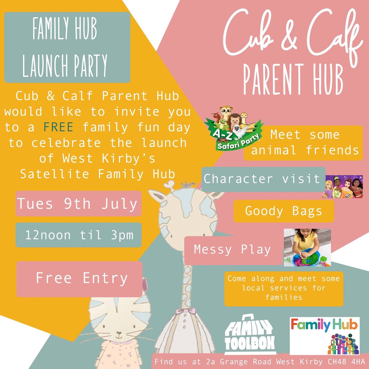 Cub & Calf Parent Hub Satellite Family Hub Launch 