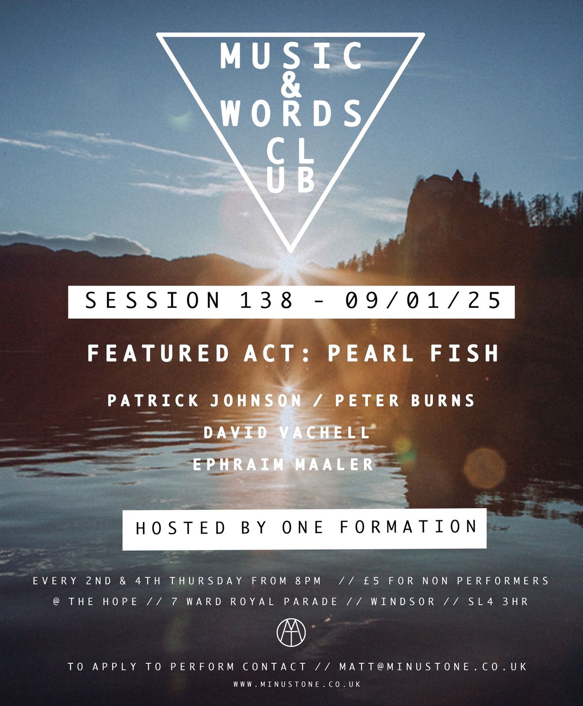 Music & Words Club: Session 138 Featuring Pearl Fish