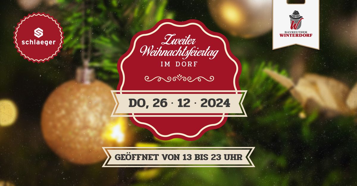 Zweiter Weihnachtsfeiertag im Dorf