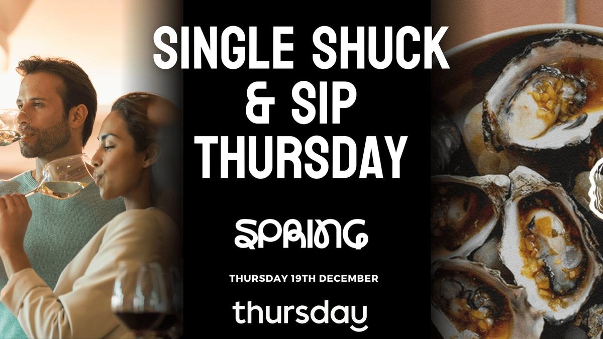 Thursday | Oyster &amp; Wine Night @ Spring | Perth