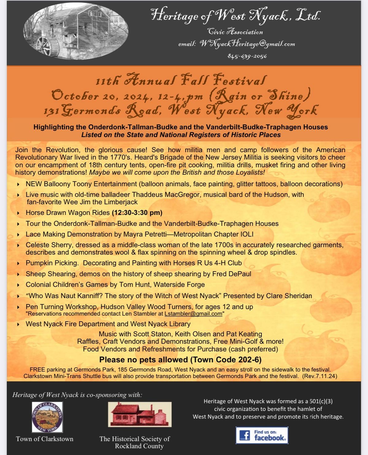 Heritage of West Nyack Fall Festival 