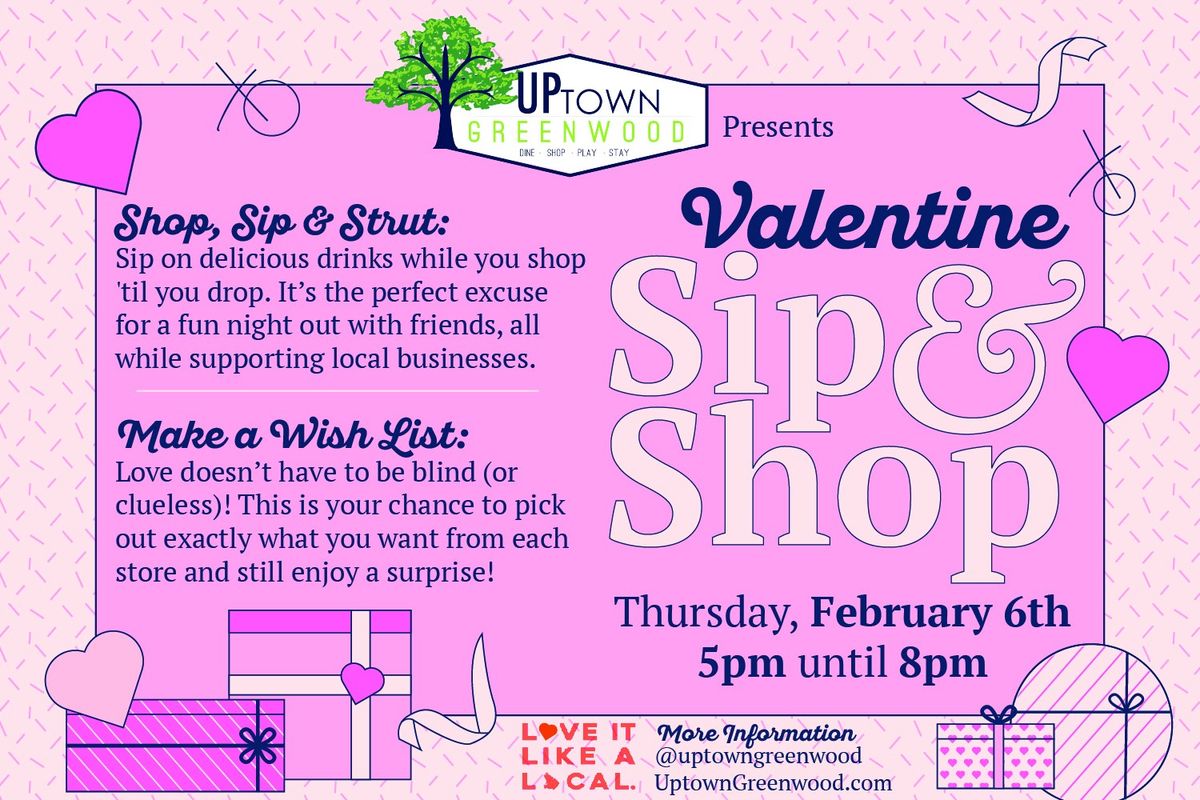 Valentine's Sip n' Shop