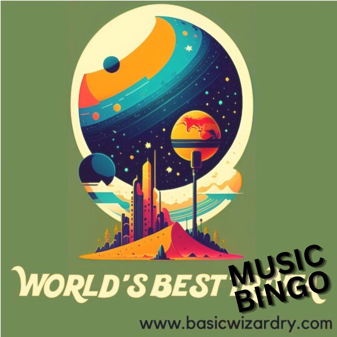 World's Best MUSIC BINGO w\/ Mixmaster Jesse Mack | Flatiron Bites and Brews