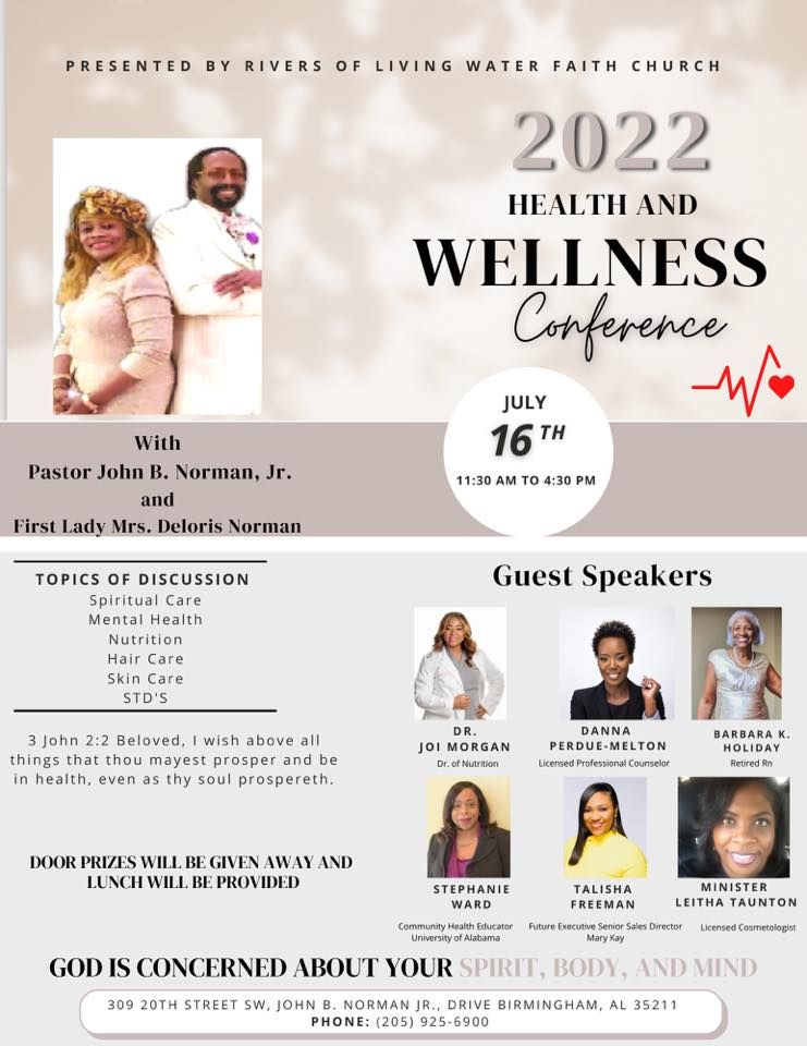 2022 Health and Wellness Conference, Birmingham, Alabama, 16 July 2022