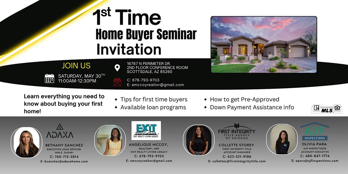 1st Time Home Buyer Seminar: Where to Start