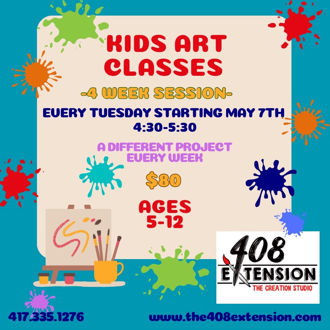Art  Classes - 4 Week Session In May