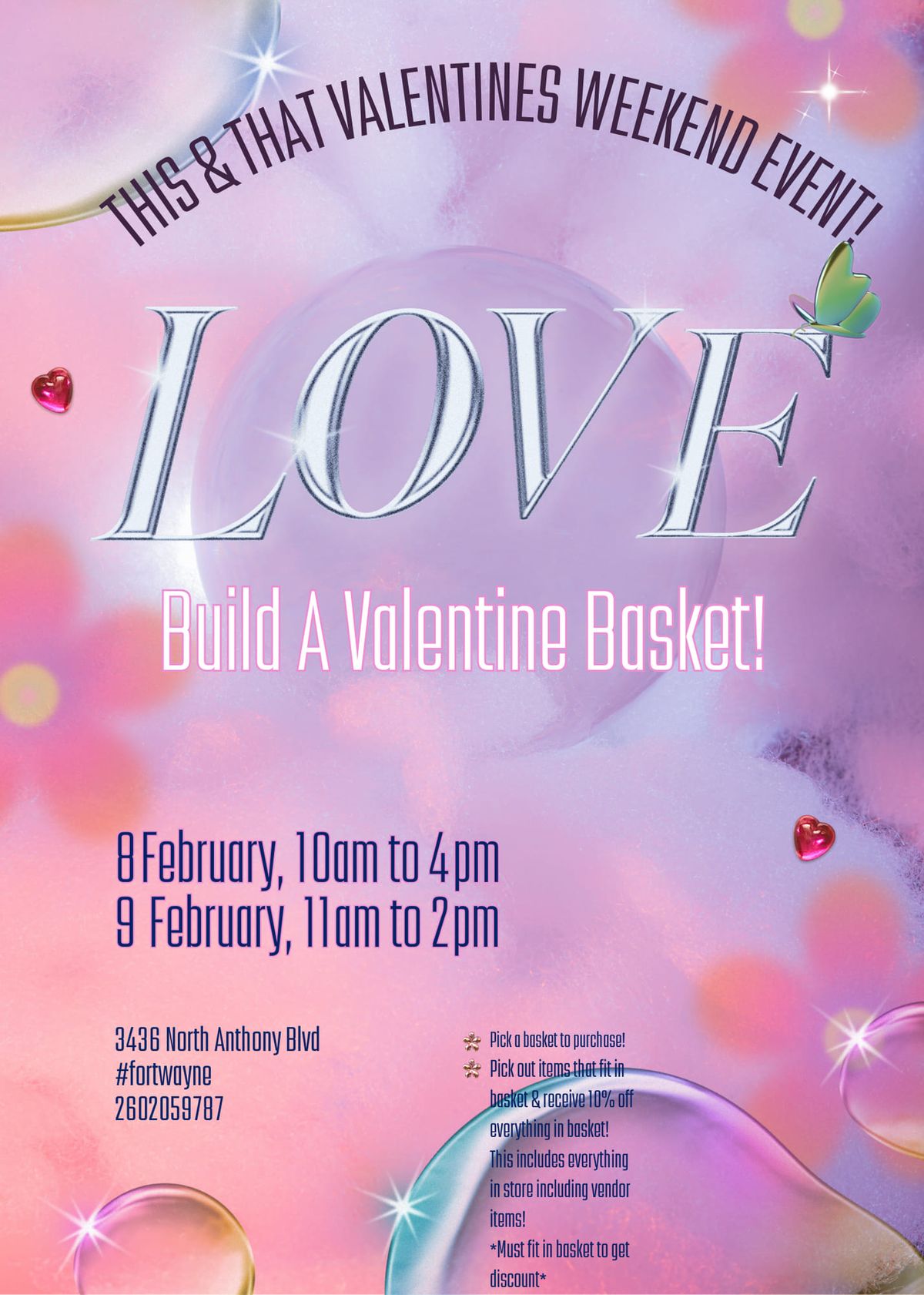 Build A Valentine Basket Event @This & That!