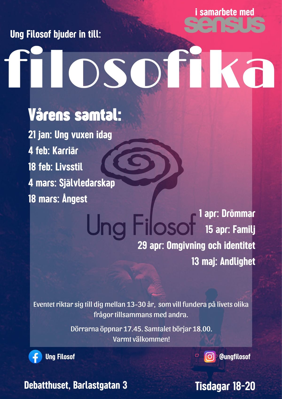 Filosofika med Ung Filosof - V\u00e5ren 2025