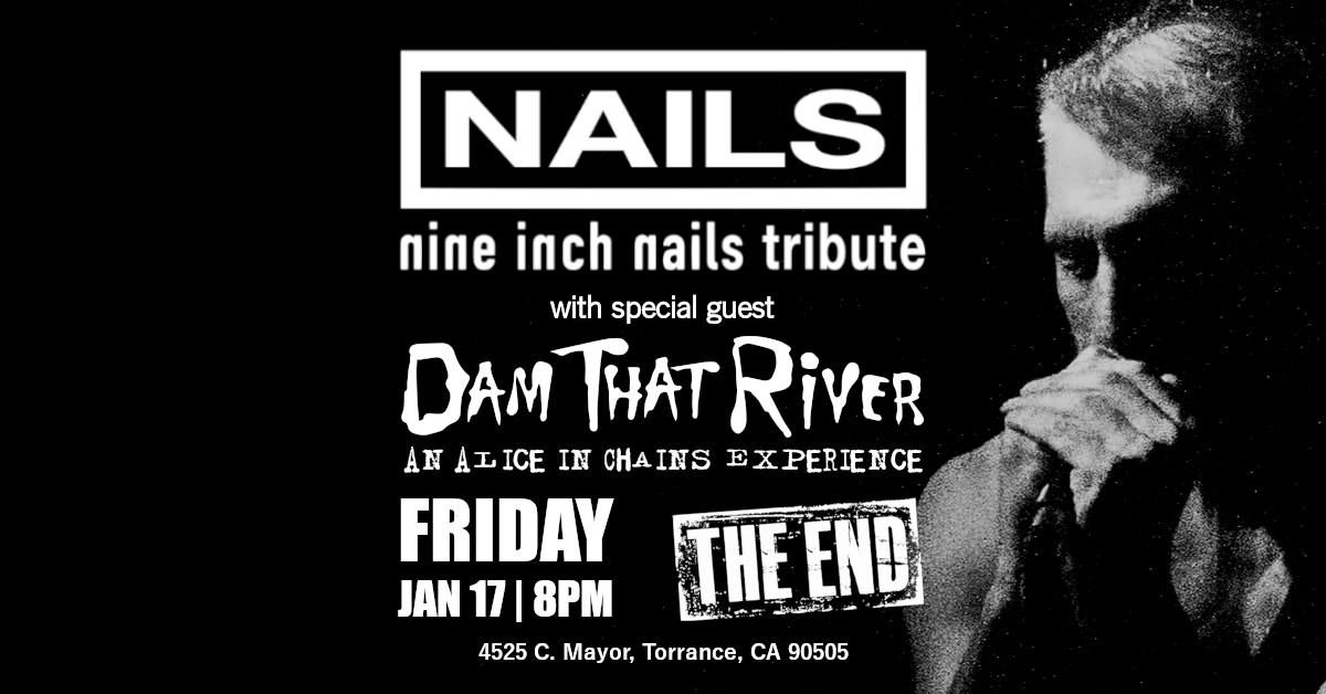 NAILS (NIN Tribute) & DAM THAT RIVER (Alice in Chains Tribute) at THE END