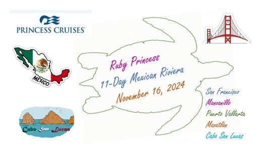 Meet & Greet for Nov 16, 2024 Ruby Princess Sailing