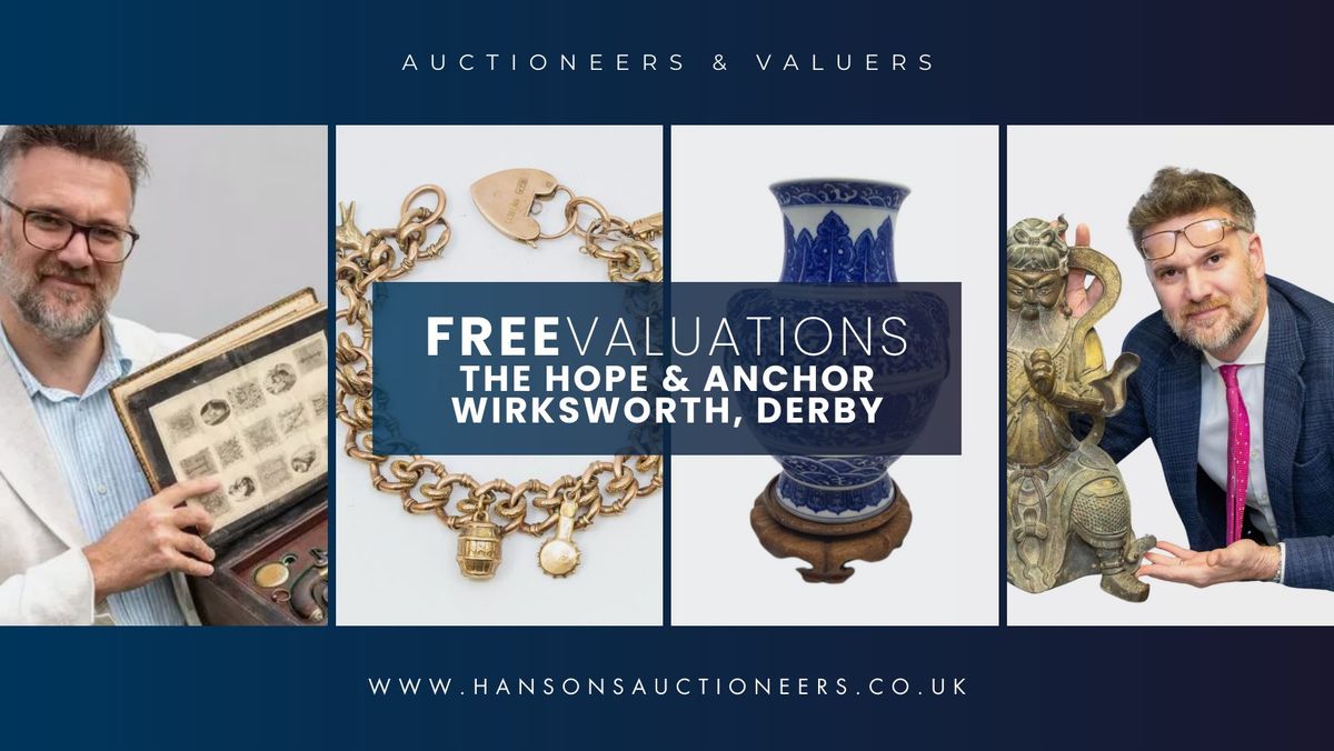 FREE Valuations in Wirksworth, Derby: Silver, Jewellery, Watches & Antique Valuations