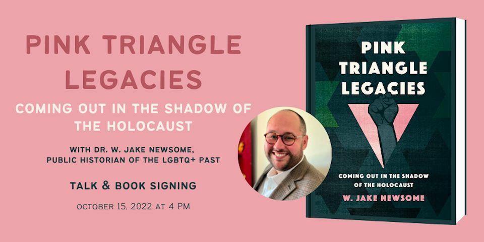 Pink Triangle Legacies: An Evening with Jake Newsome