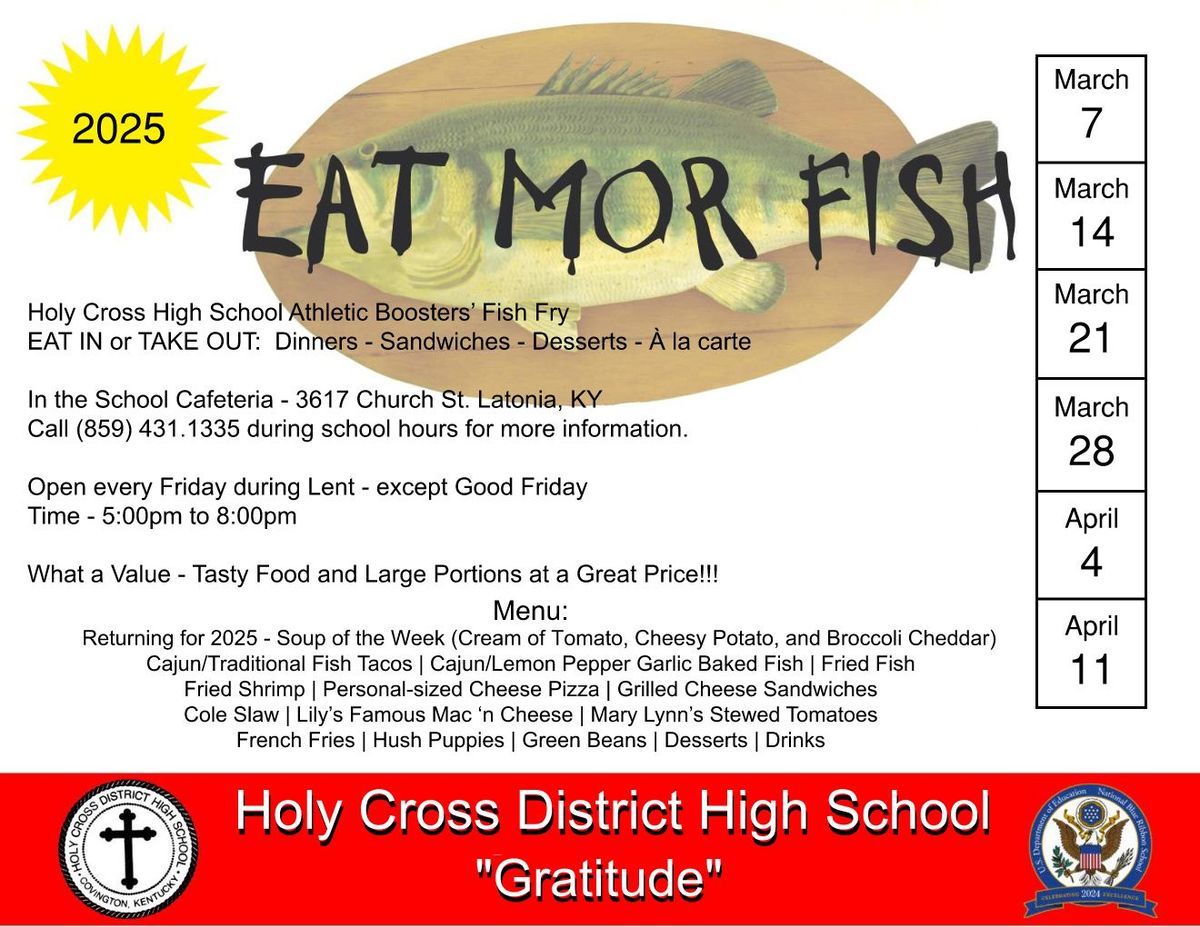 Holy Cross HS Fish Fry-Week #5