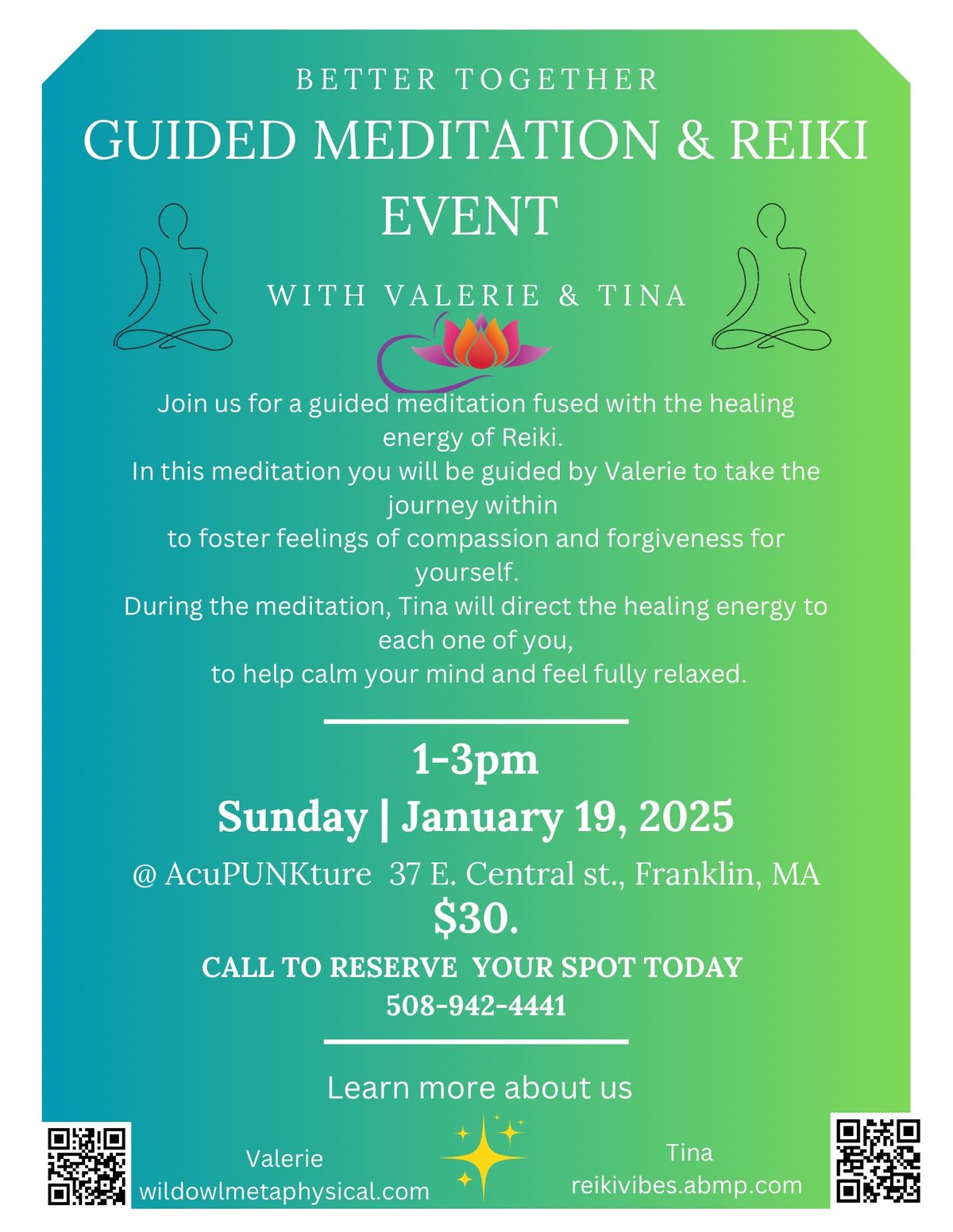 Reiki-infused Guided Meditation Collaboration For Self-forgiveness\/Self-compassion