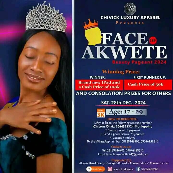 Face of akwete