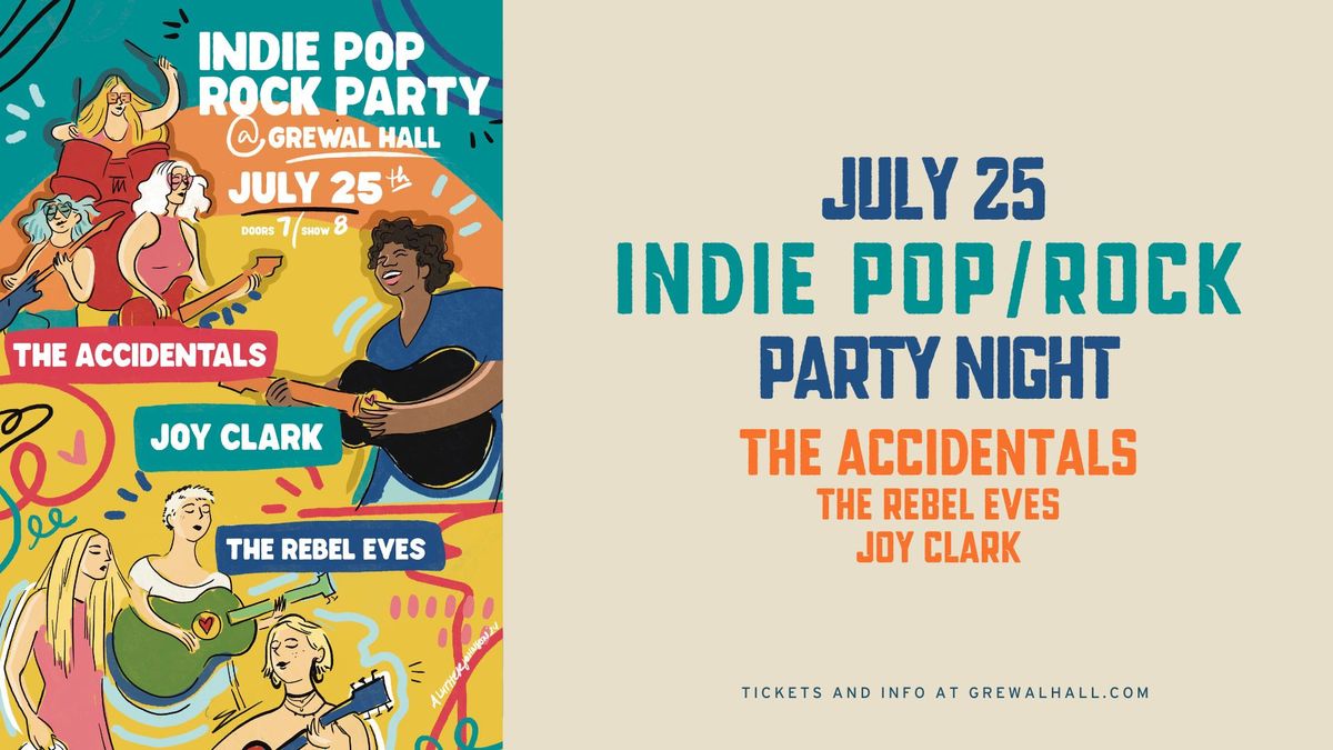 Indie Pop Rock Fest with The Accidentals | Grewal Hall 