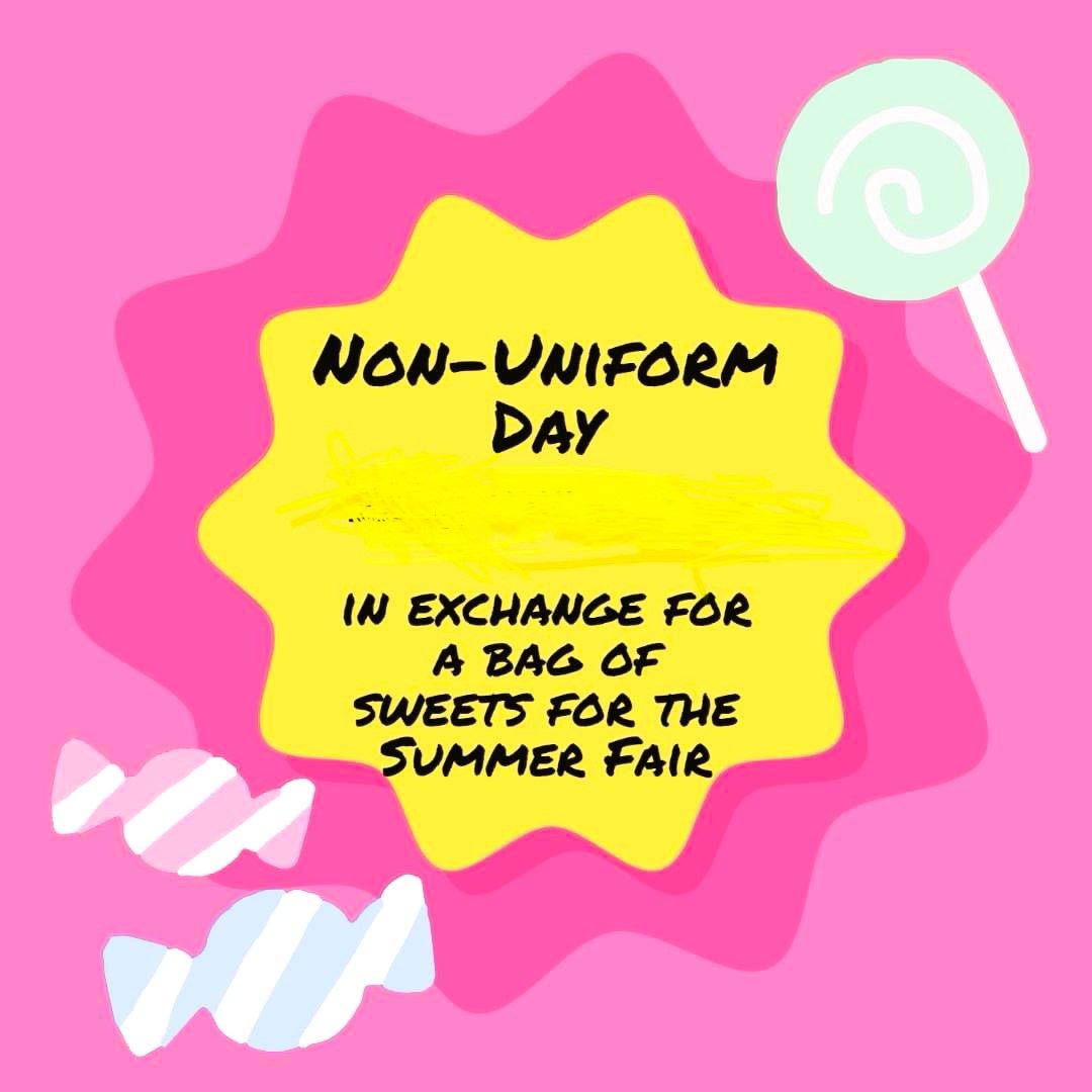 Non-Uniform Day (in exchange for a bag of sweets)