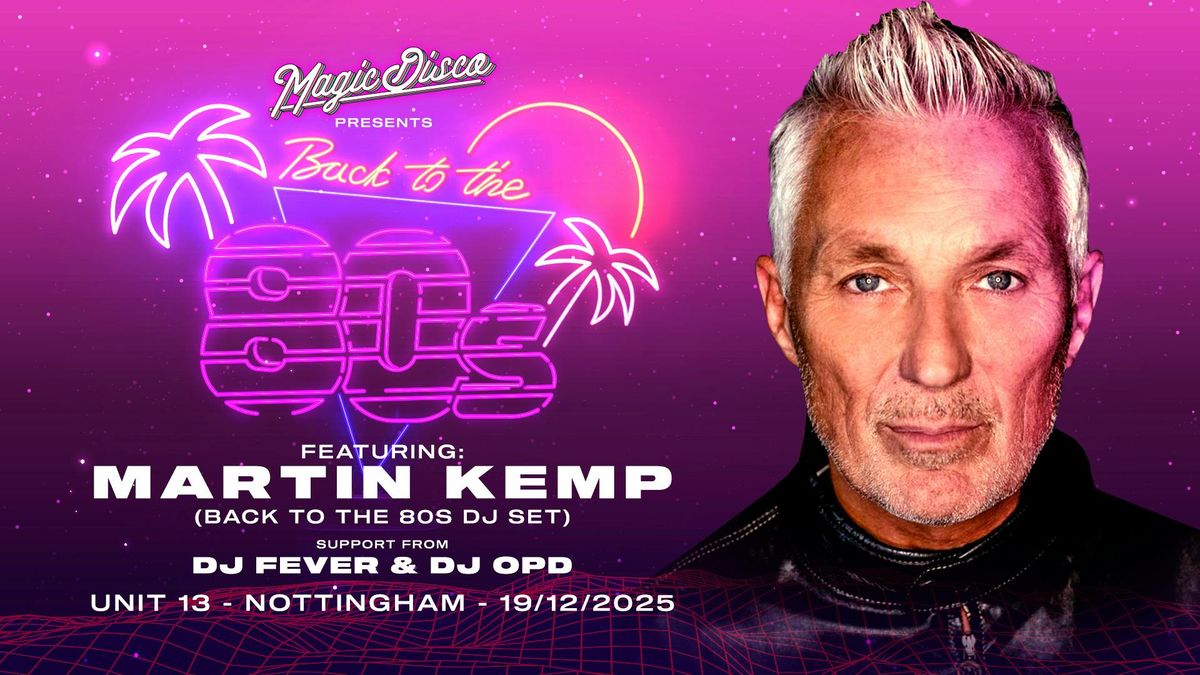 Martin Kemp's Back To The 80's Xmas Party - Nottingham 