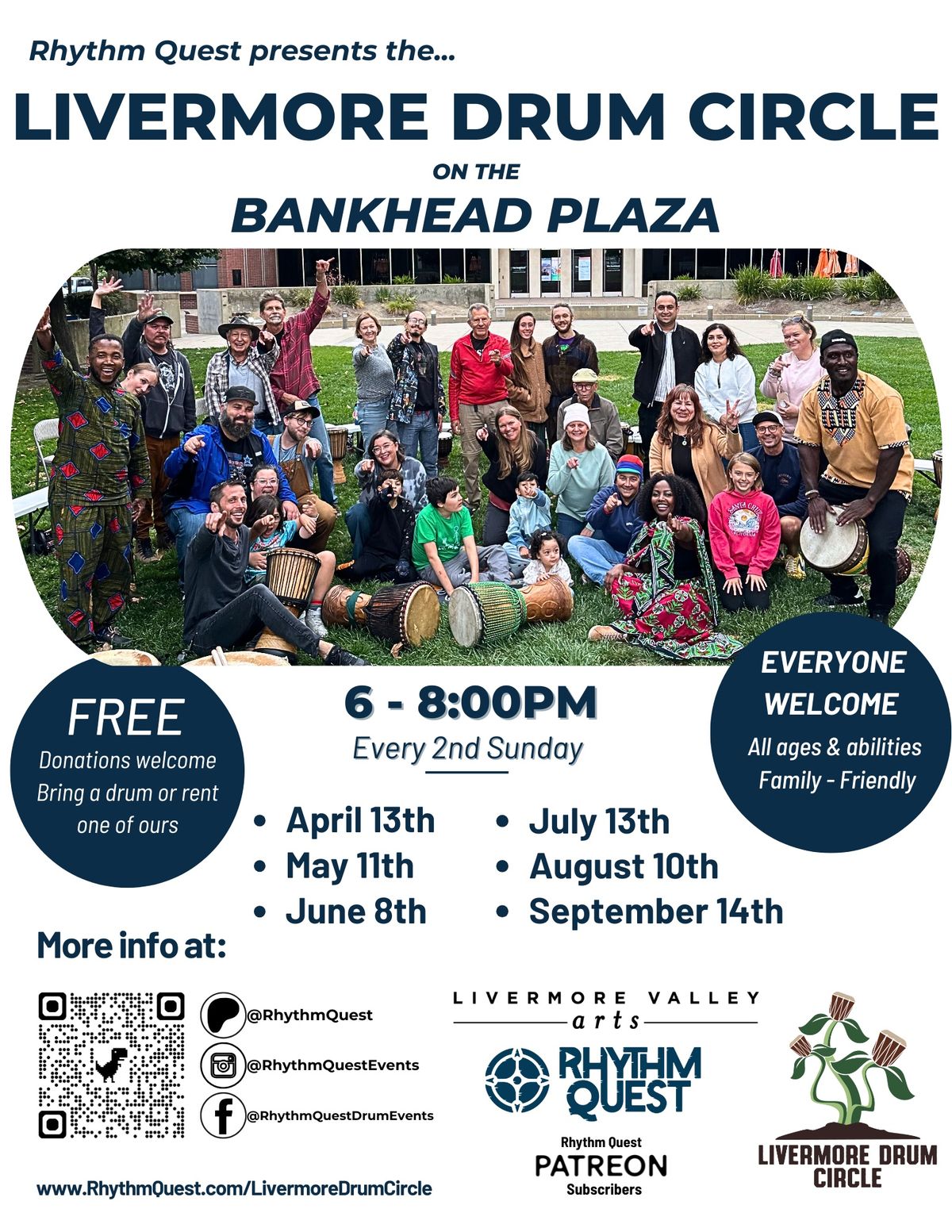 Livermore Drum Circle at Bankhead Plaza