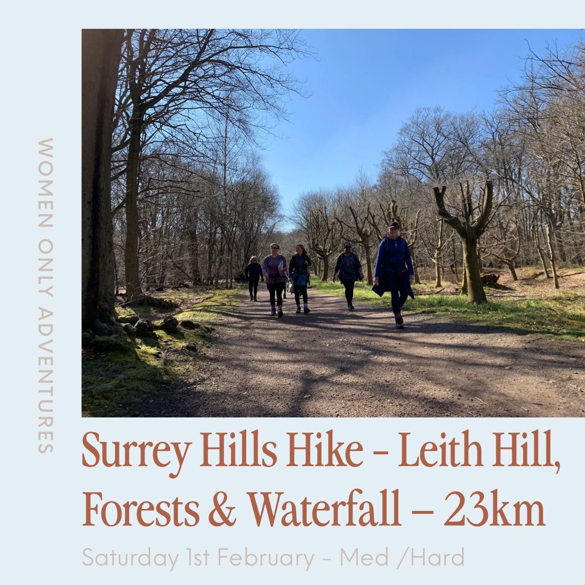 Explore the Surrey Hills: Leith Hill, Forests & Waterfall \u2013 23km Hike