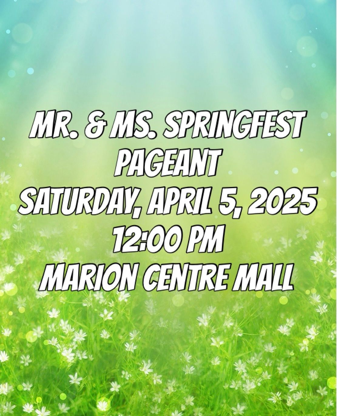 Mr. & Ms. Springfest\/Mommy & Me Pageant 