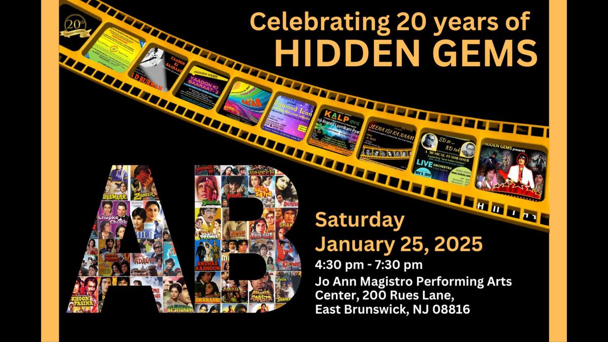 Celebrating 20 years of Hidden Gems - A musical tribute to Amitabh Bachchan