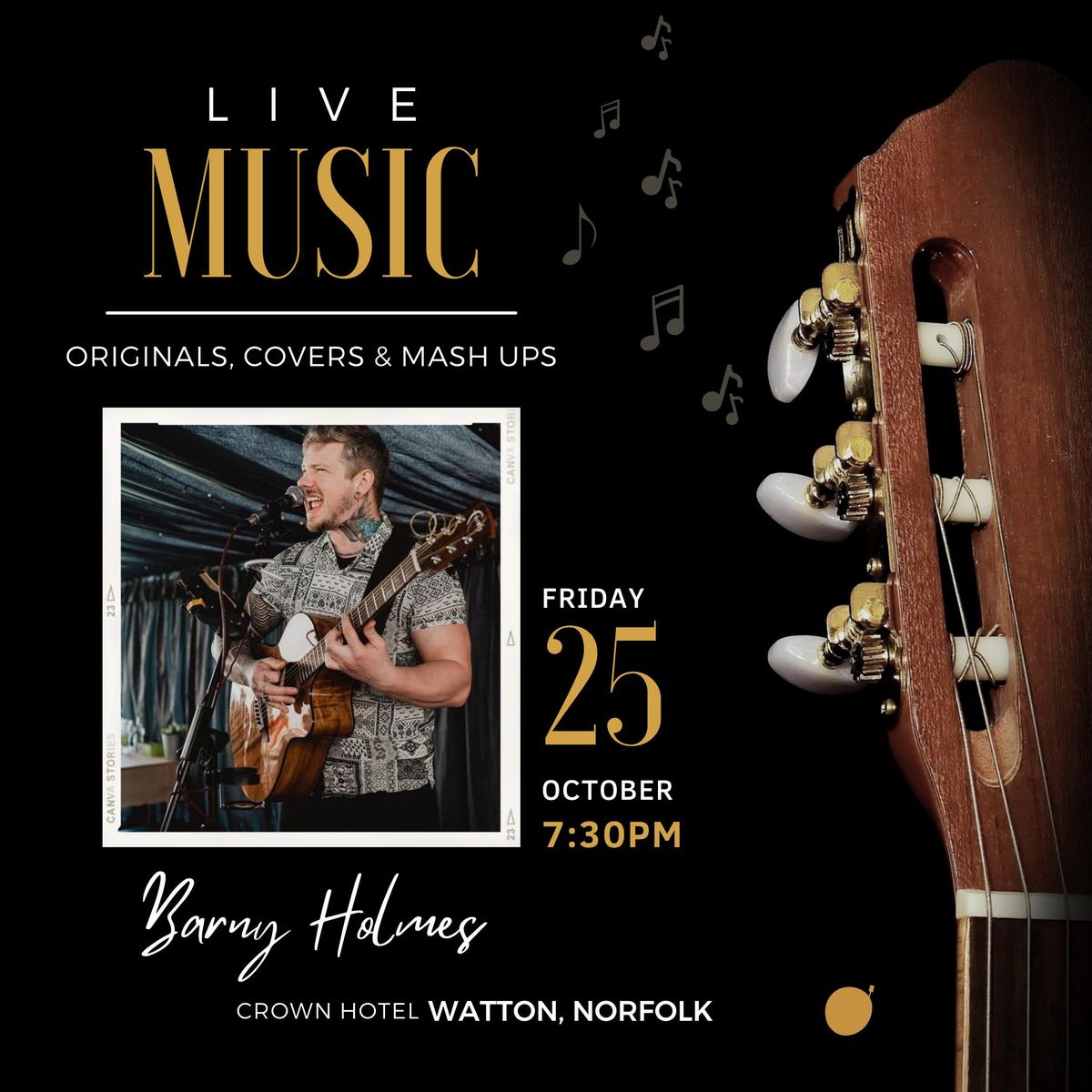 Live Music with Barny Holmes