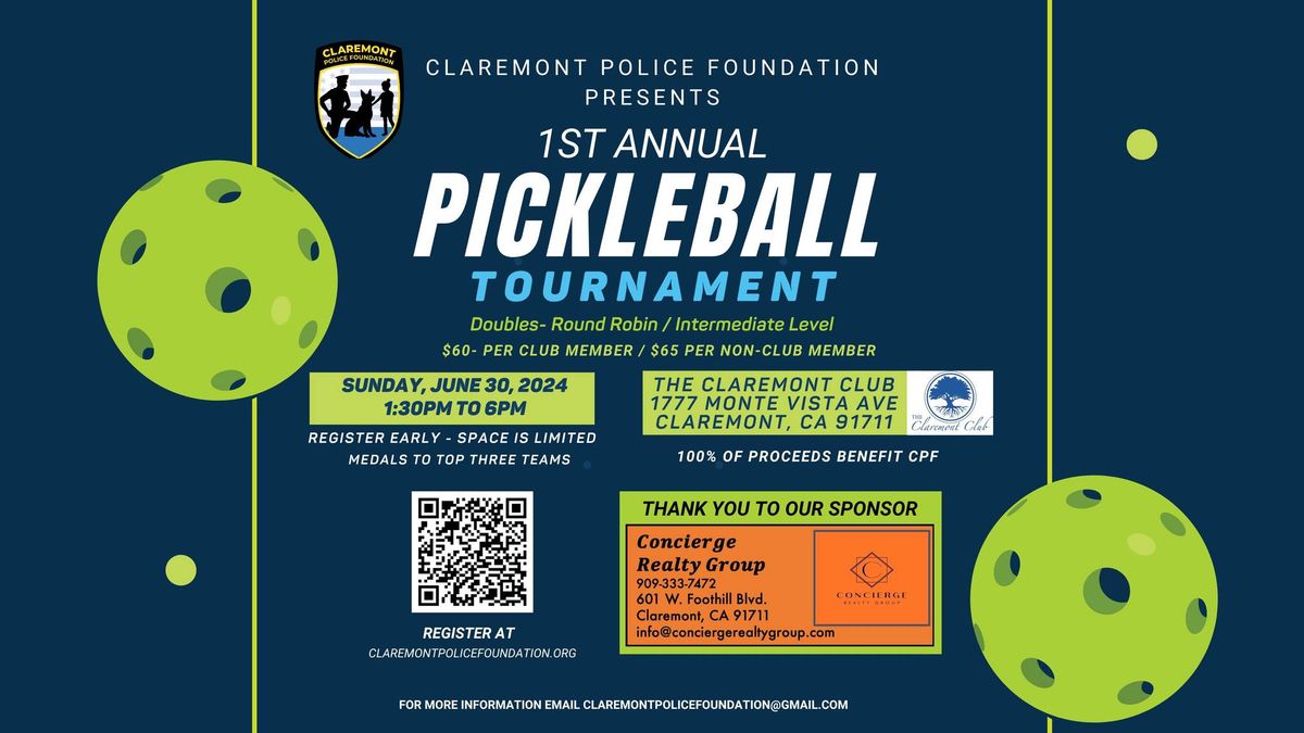 CPF 1st Annual Pickleball Tournament