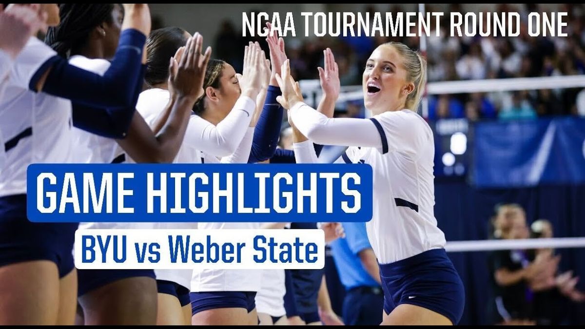 BYU Cougars at Weber State Wildcats Womens Vollleyball