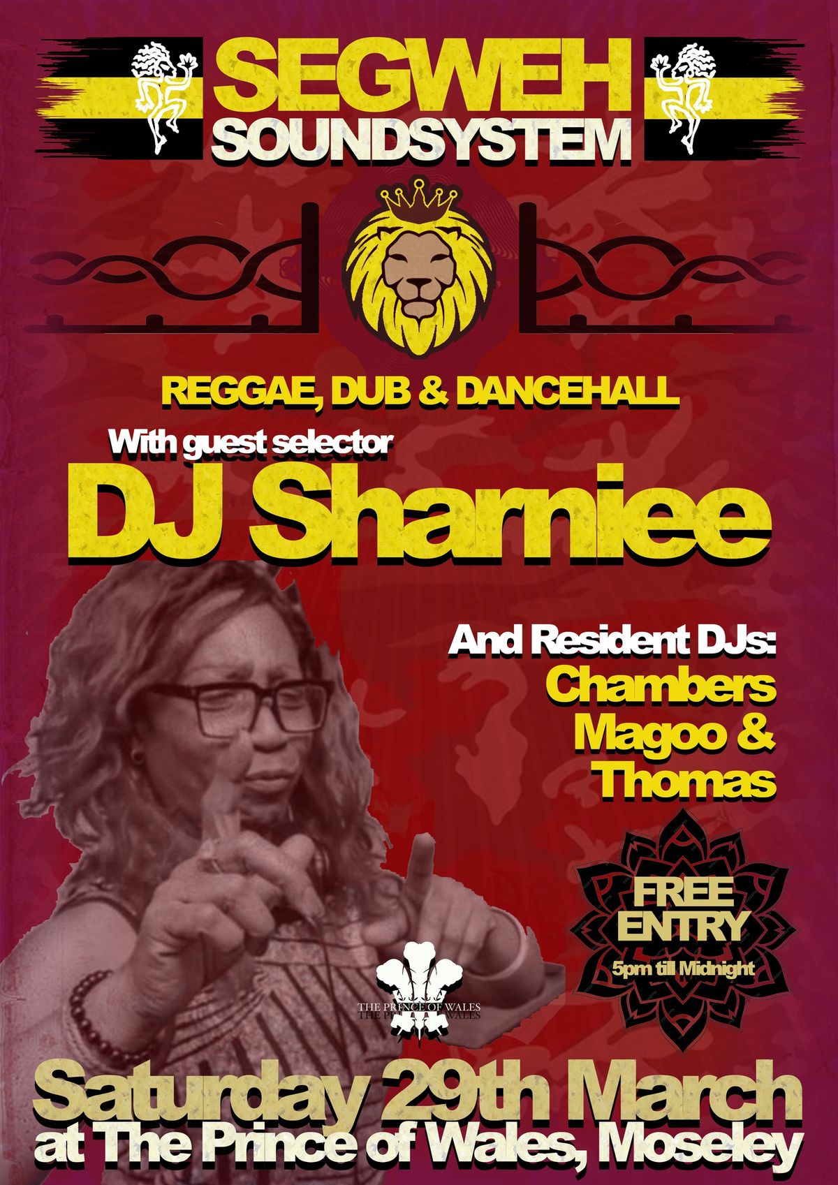 Segweh Soundsystem presents.... DJ SHARNIEE !!!